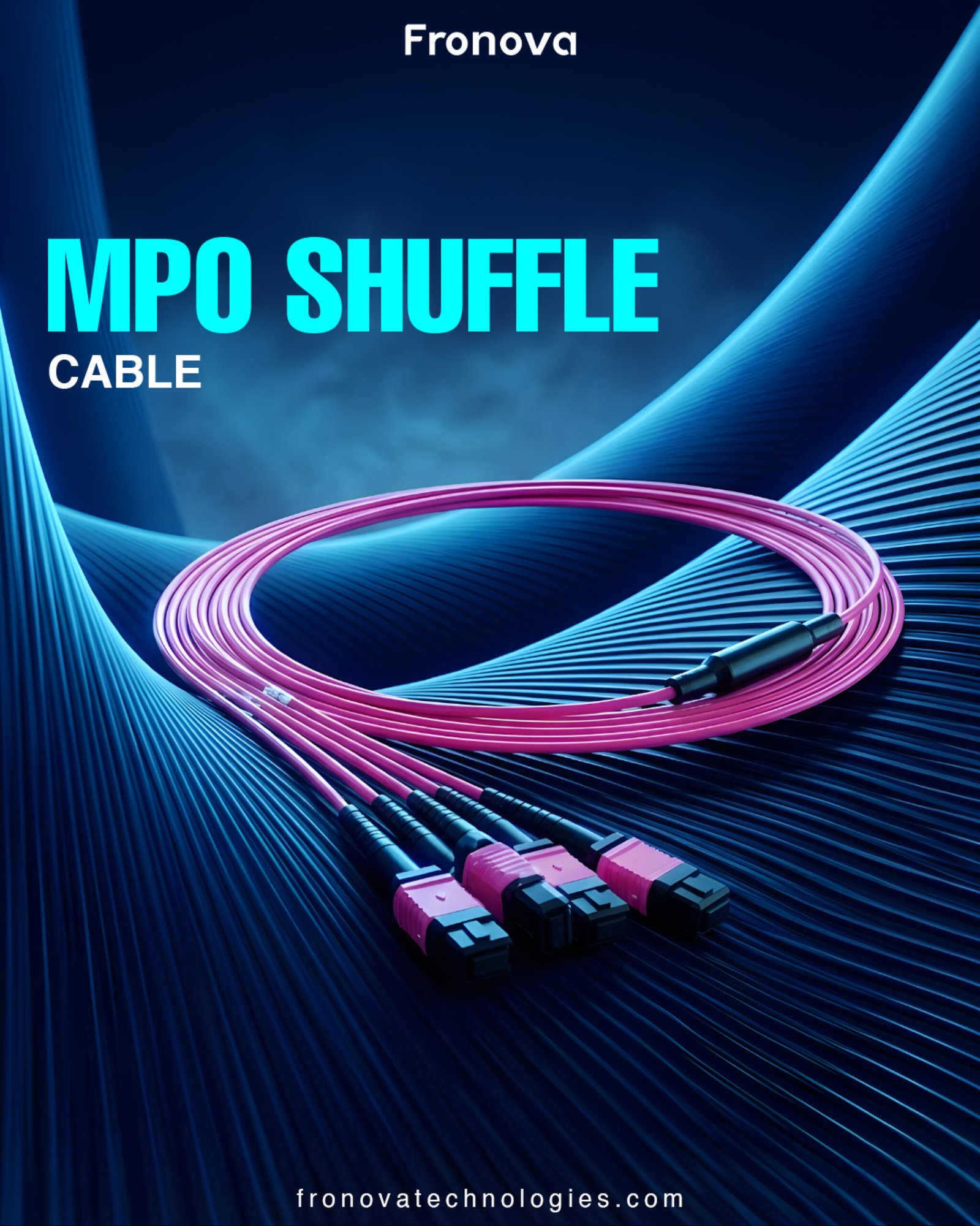 MPO Shuffle Cable